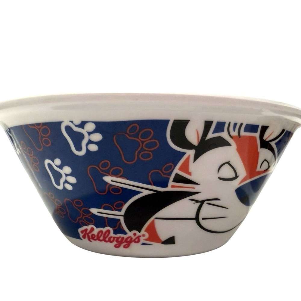 Lot Of 2 Kellogg's Cereal Bowls‎ Glow in Dark Mini Wheats Tony Tiger 2015 - Picture 4 of 8